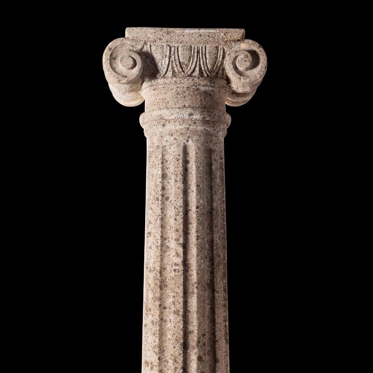 Pair Of Doric Columns In Reconstituted Stone Period Late Nineteenth Century-photo-4