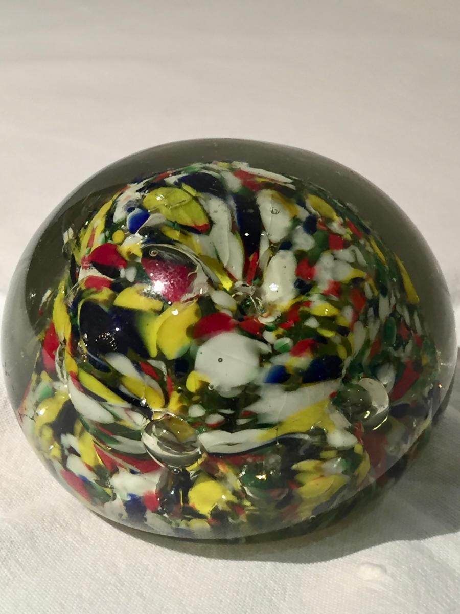 Sulphide / Murano Glass Ball, Twentieth Century-photo-1