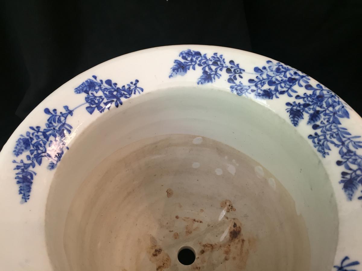 Chinese Ceramic Flower Pot, China, Early 20th Century-photo-4