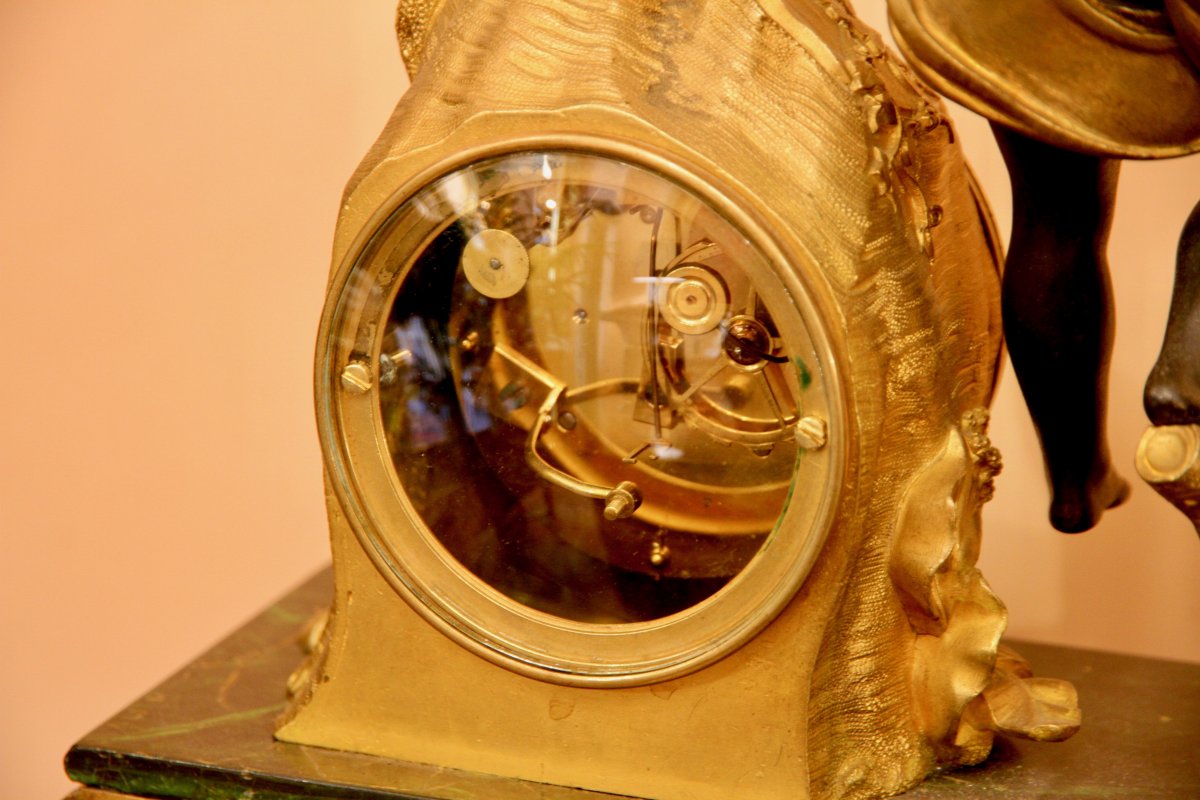 Pendule De Cheminée D’époque XIXe-photo-7