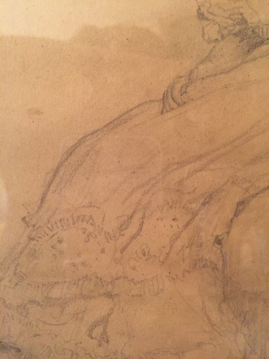 Dessin Signé « boldini », Giovanni Boldini (1842 - 1931), XIXe Siècle-photo-1
