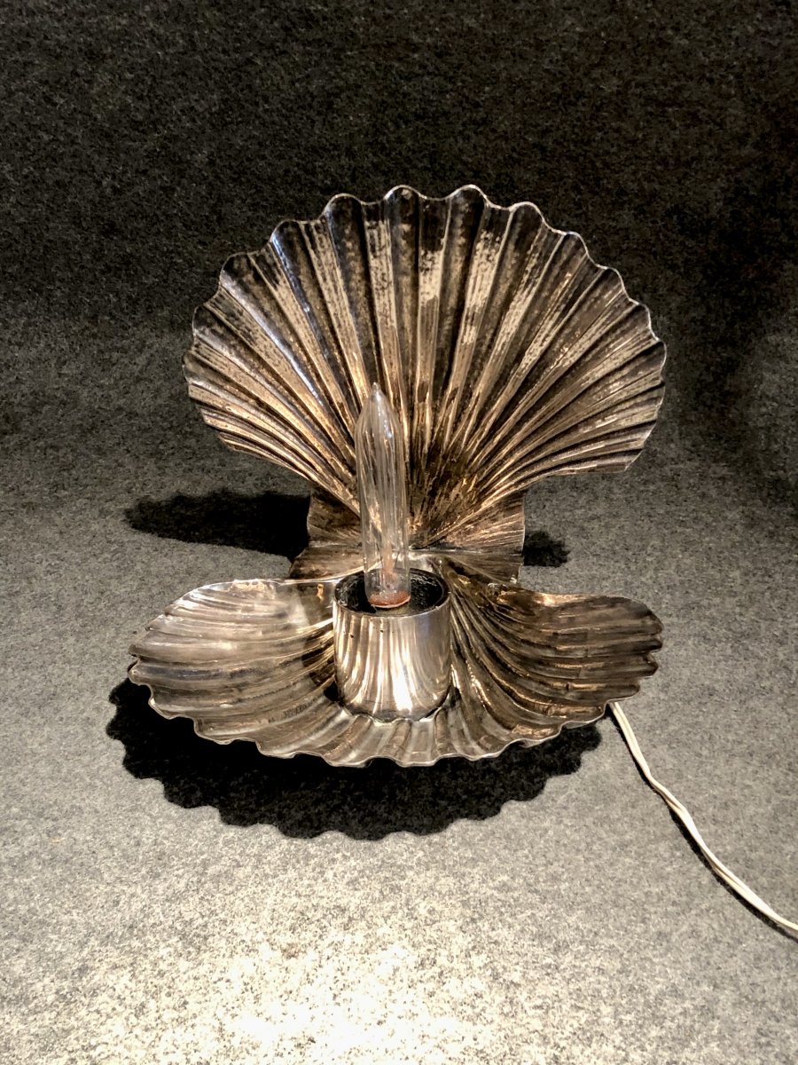 Shell Lamp / Wall Lamp, Valenti, Art Deco Period, Spain-photo-3