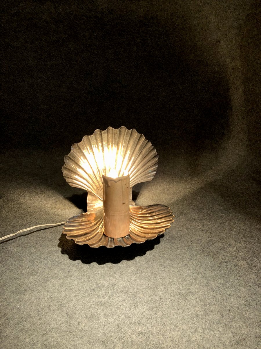 Shell Lamp / Wall Lamp, Valenti, Art Deco Period, Spain-photo-7