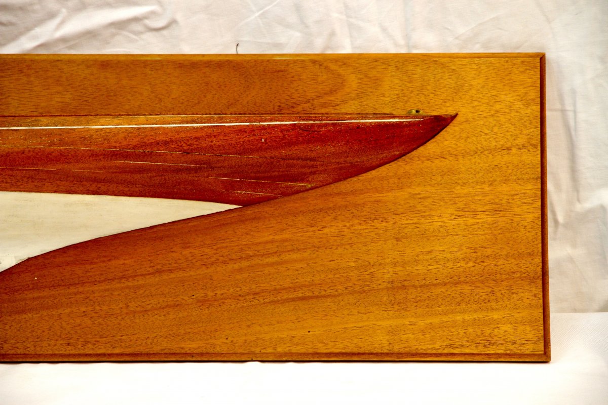 Wooden Half-hull, 20th Century-photo-3