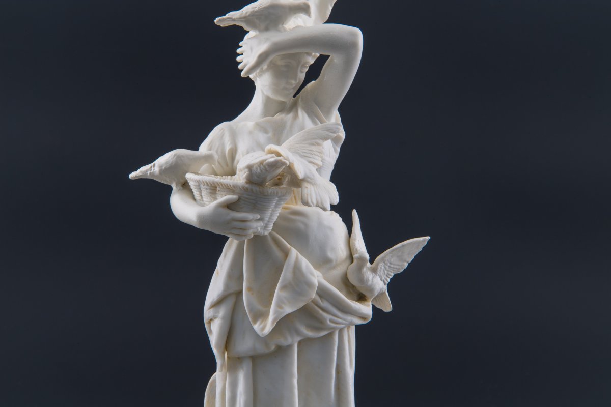Biscuit "girl With Pigeons", 1902 - 1904-photo-5