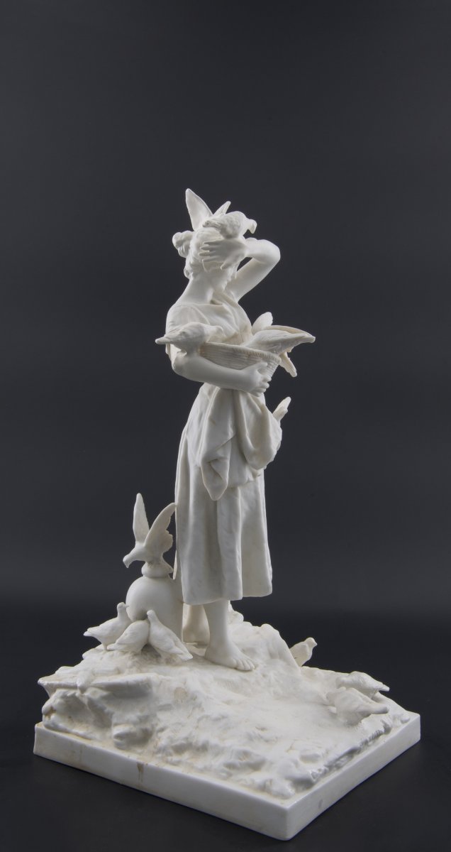 Biscuit "girl With Pigeons", 1902 - 1904-photo-6