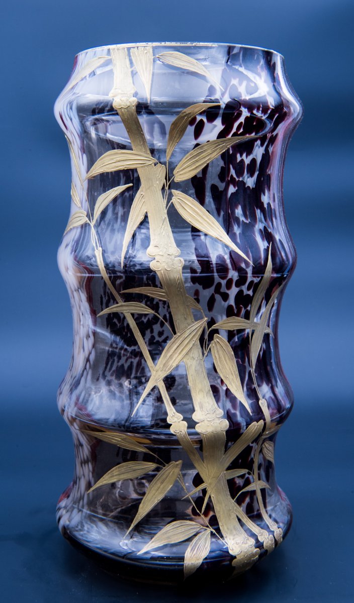 Pair Of Vases, Cristallerie De Saint-denis, Circa 1870-photo-3