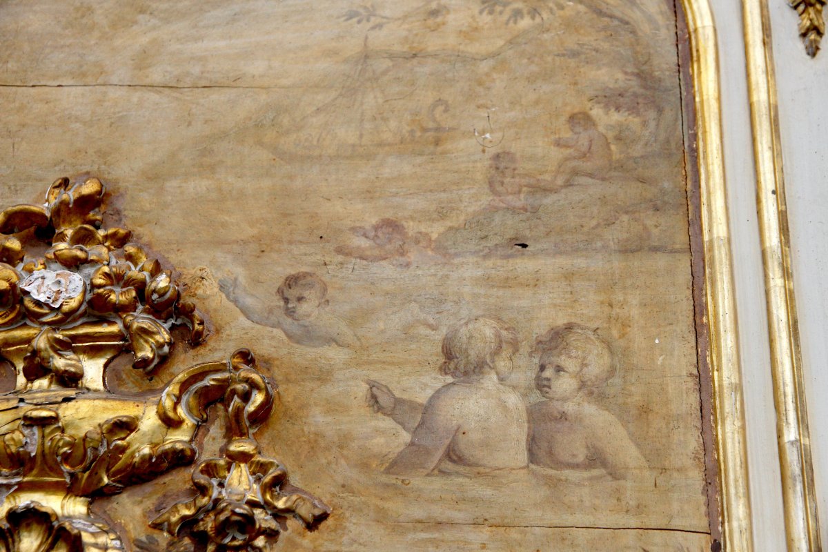 One Trumeau, 18th Century-photo-3