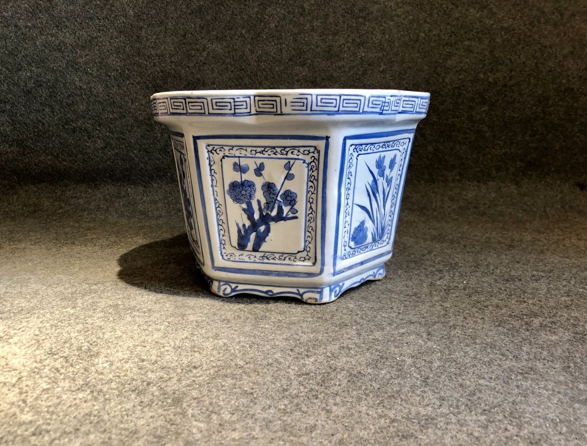 Porcelain Planter, Early 20th Century-photo-2