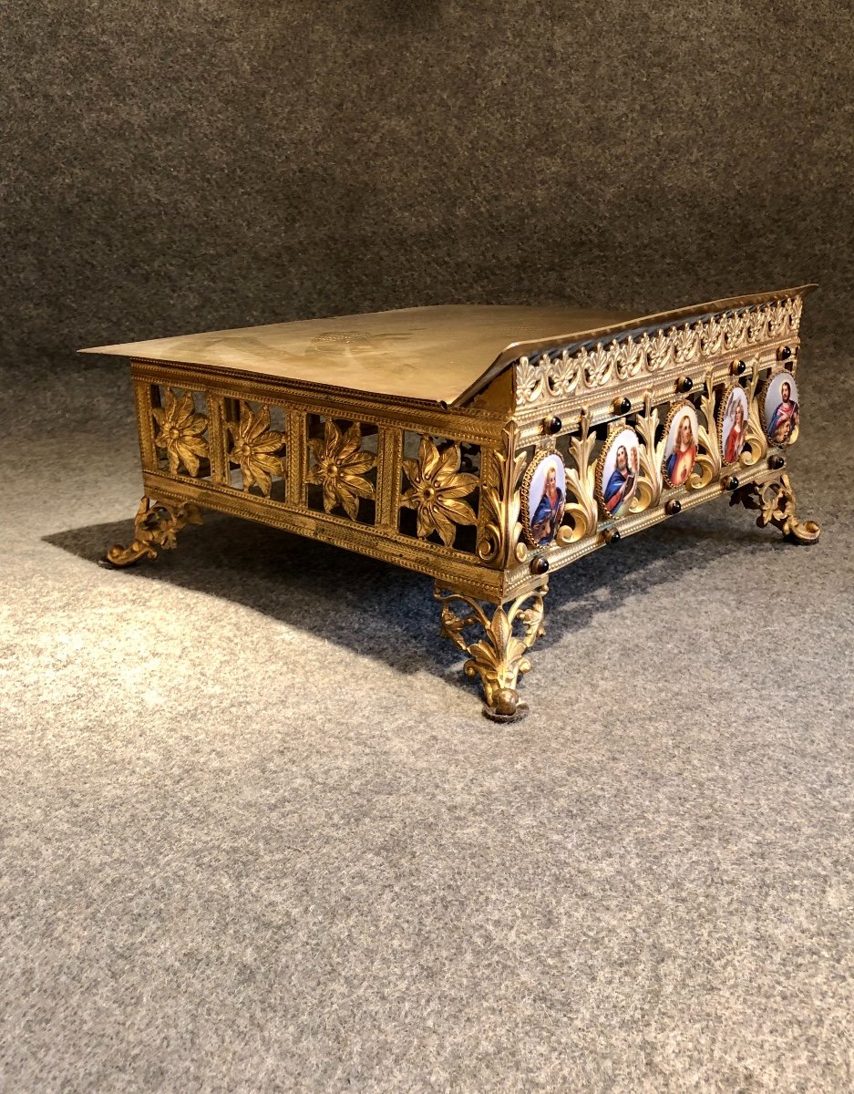 Lectern Or Church Stand, 19th Century-photo-3