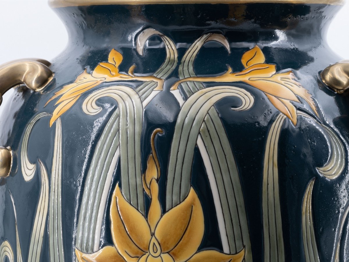 Vase En Céramique, XXe Siècle-photo-2