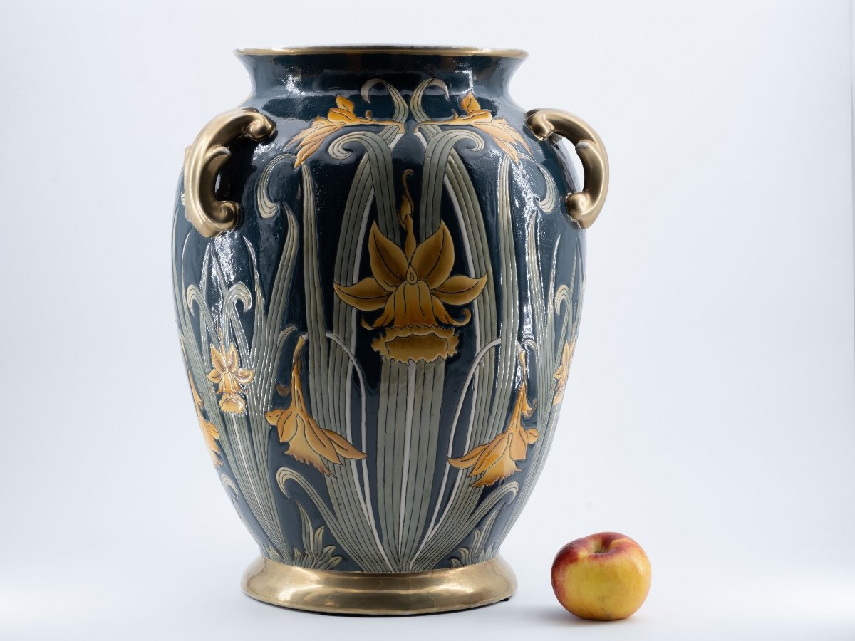 Vase En Céramique, XXe Siècle-photo-8