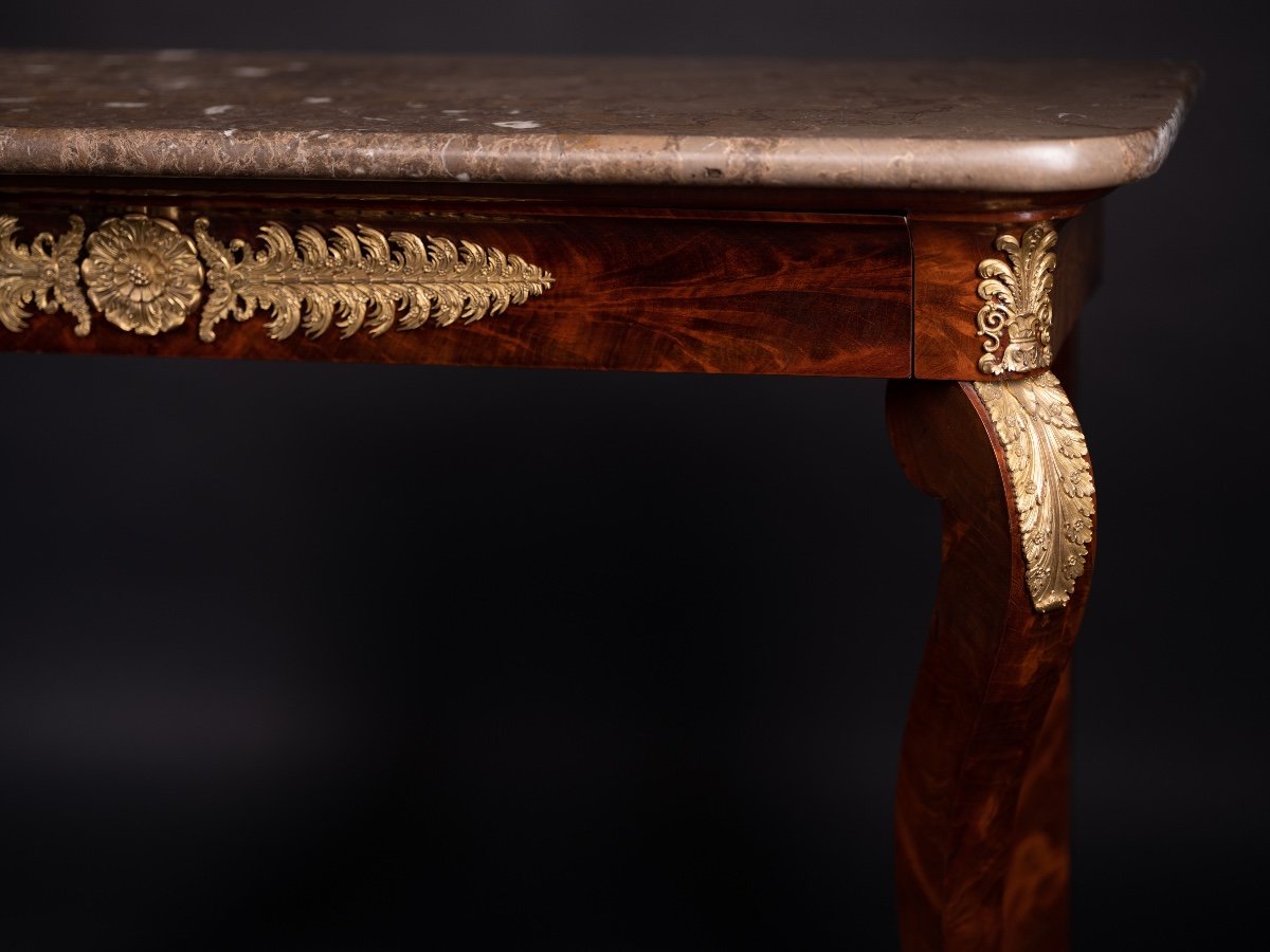 Empire Console Stamped Jacob Desmalter, Early 19th Century-photo-3