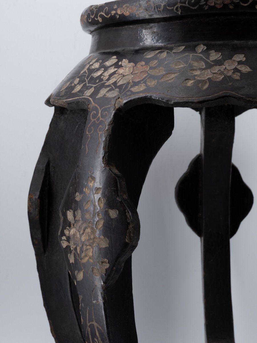Small Table In Chinese Style, Late 19th Early 20th Century-photo-3