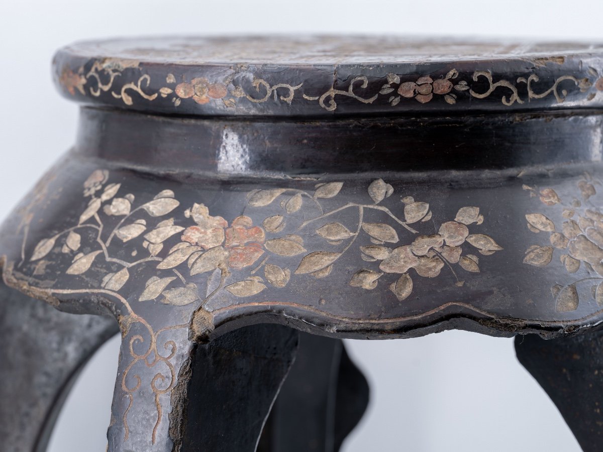 Small Table In Chinese Style, Late 19th Early 20th Century-photo-4