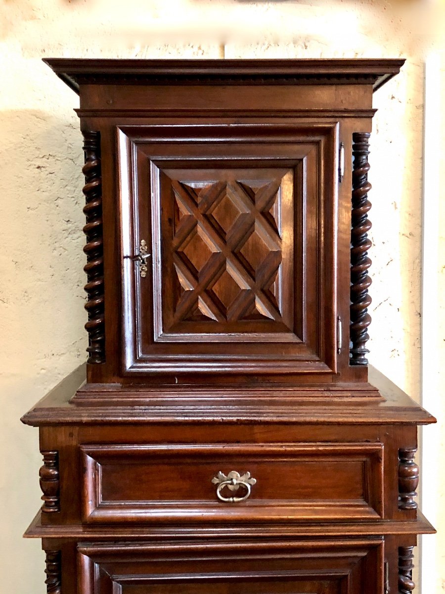 French Dresser Louis XIII Era, 17th Century-photo-2