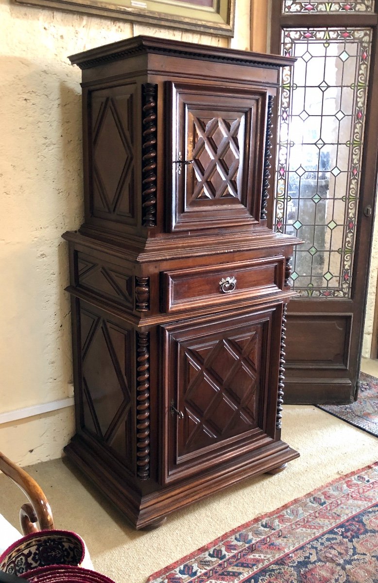 French Dresser Louis XIII Era, 17th Century-photo-1