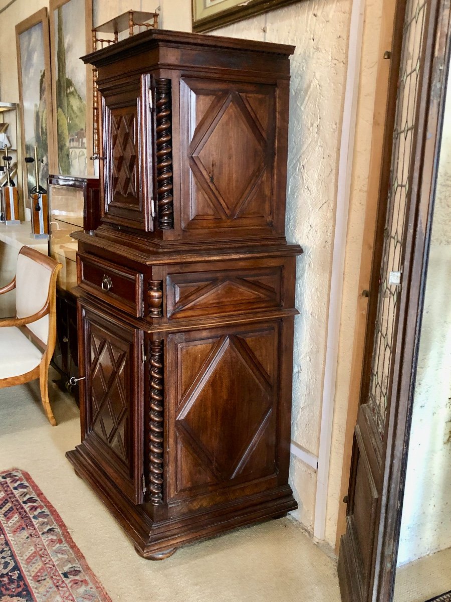 French Dresser Louis XIII Era, 17th Century-photo-2