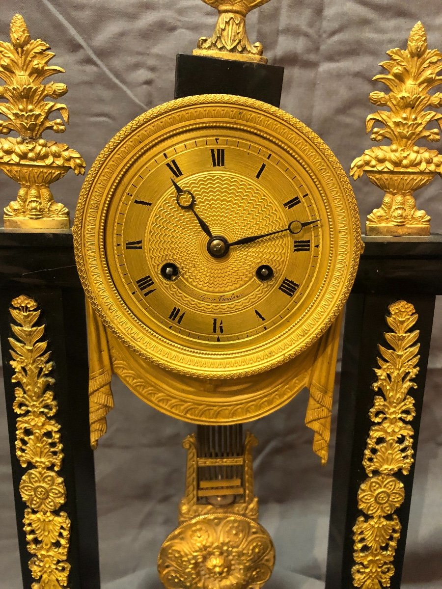 Charles X  Style Clock, 19th Century-photo-2