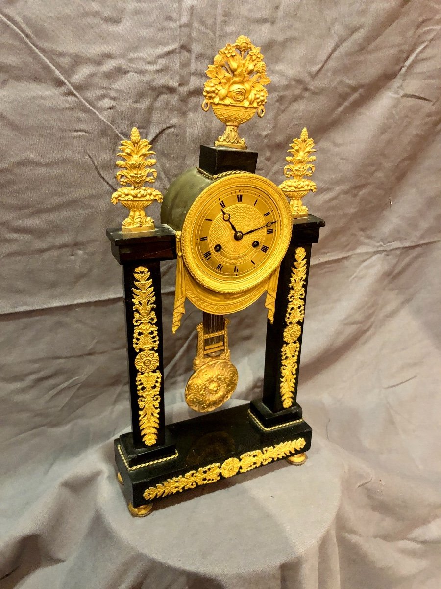 Charles X  Style Clock, 19th Century-photo-3