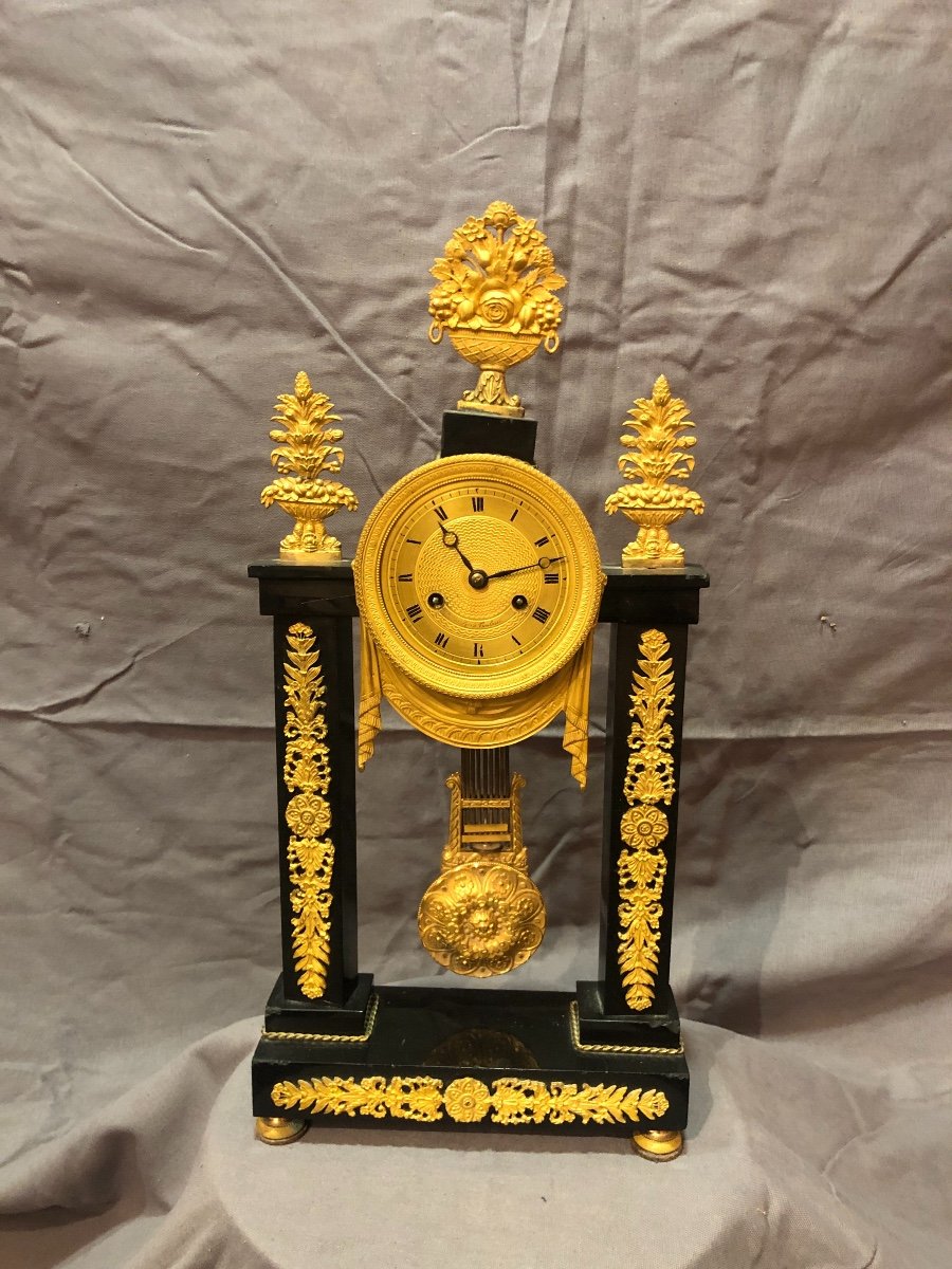 Charles X  Style Clock, 19th Century-photo-1