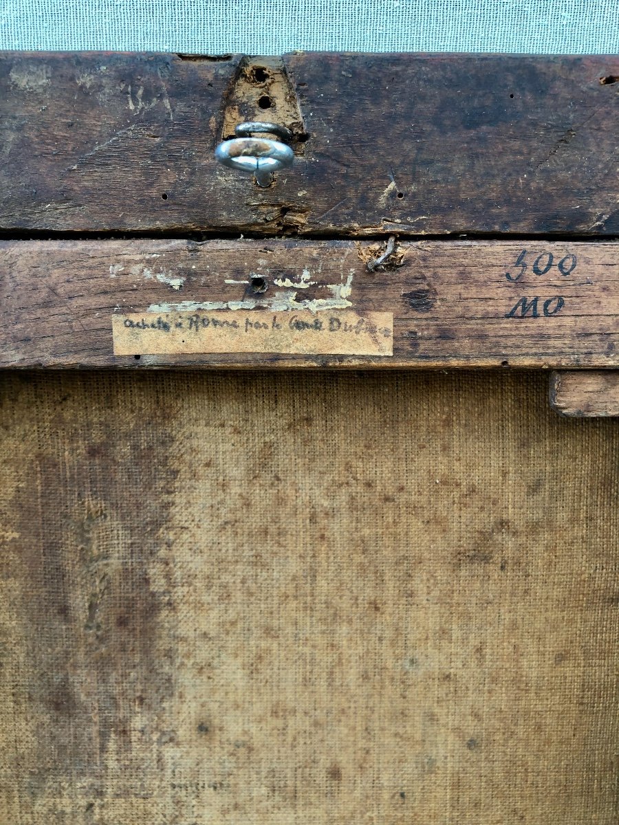 Madonna, Oil On Canvas. Italy, 18th Century-photo-5