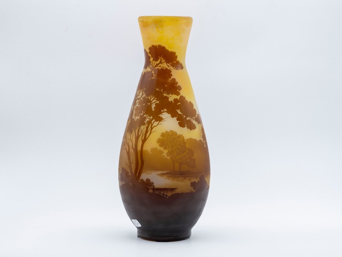 Art Nouveau Vase Bearing The Signature Of Émile Gallé With One Star, Late 1904 - 1908