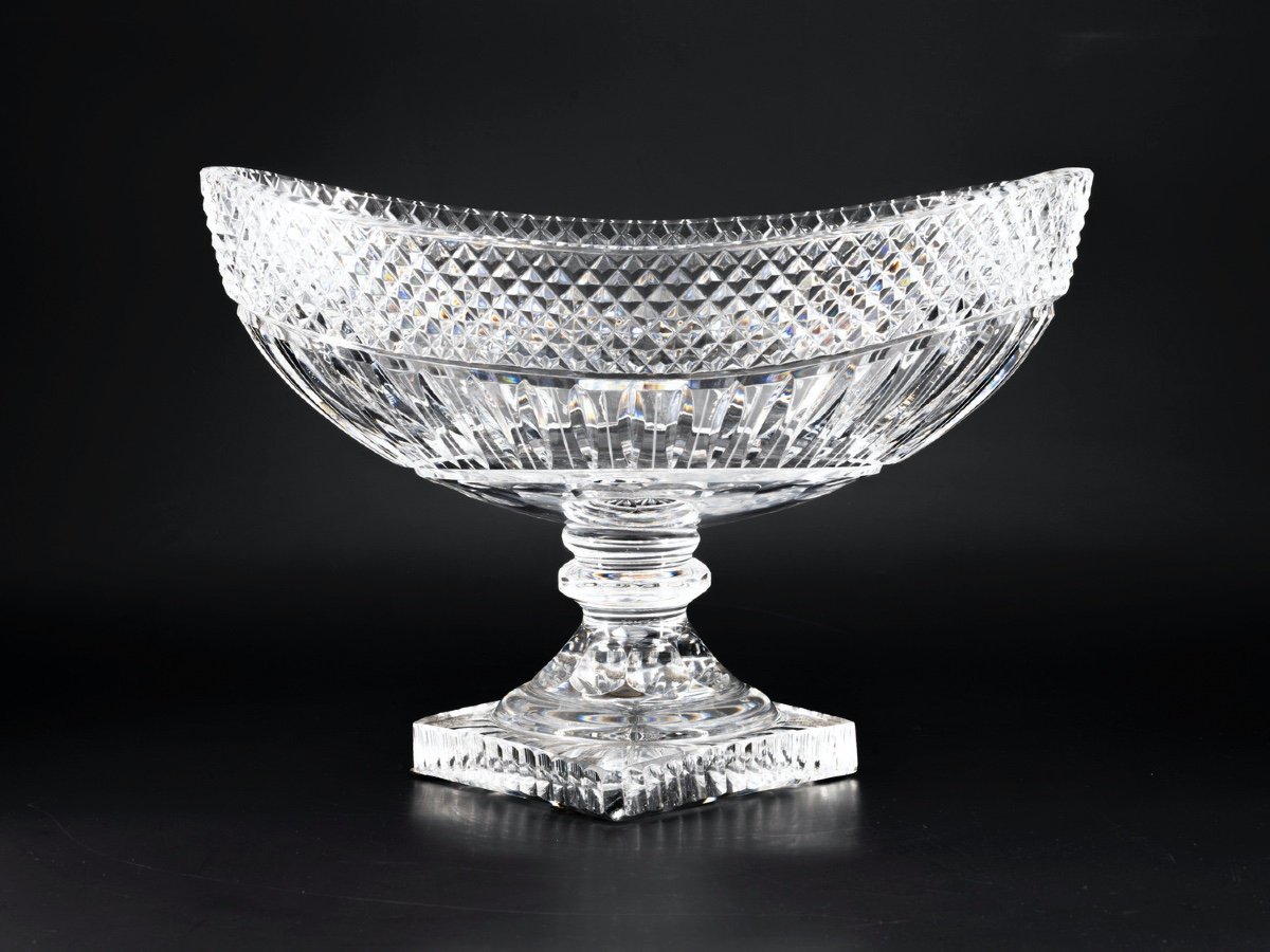 Cut Crystal Bowl, Late 19th Century