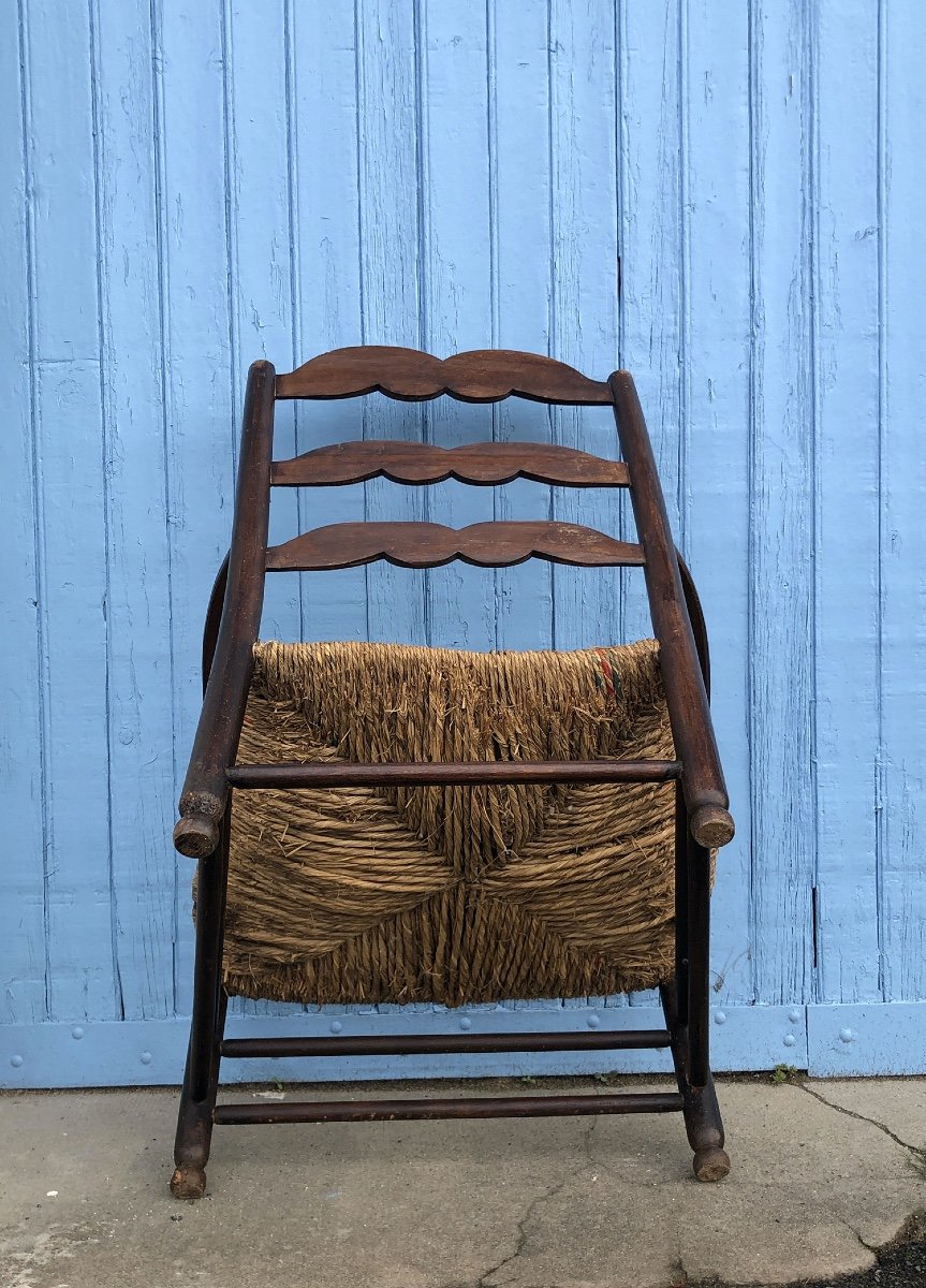 Large Fauteuil Provençal, XIXe Siècle -photo-1