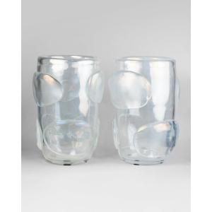 Paire de vases signés Costantini, XXe siècle
