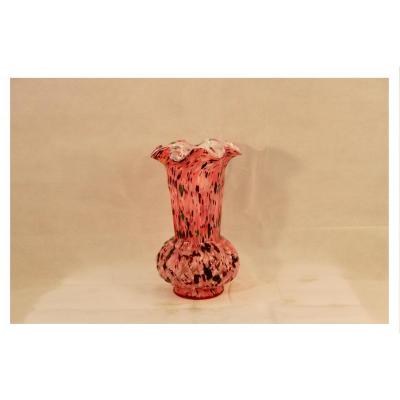 Flecked Pink Vase, 20th Century