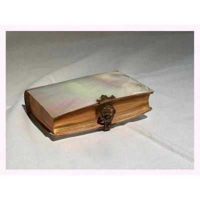 Mother-of-pearl Covered Book, Second Half Of The 19th Century.