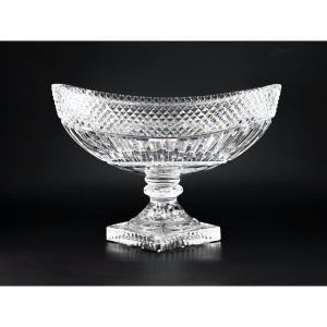 Cut Crystal Bowl, Late 19th Century