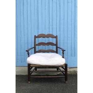 Large Fauteuil Provençal, XIXe Siècle 