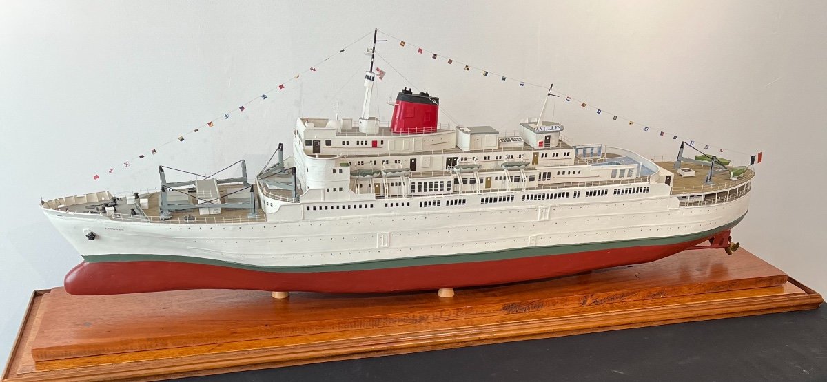 Model Of The Antilles Liner Compagnie Générale Transatlantique-photo-2