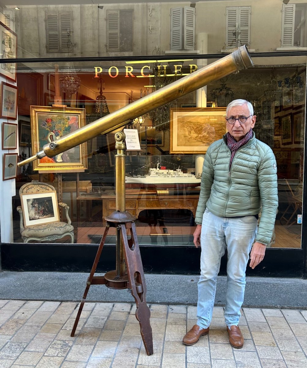 Grand télescope époque XIXème-photo-2