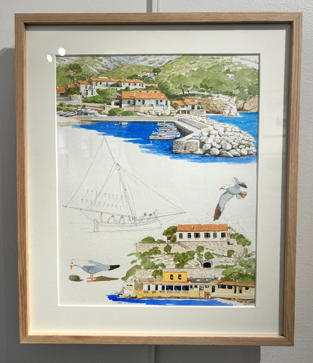 Richard Campana, La calanque de Morgiou 