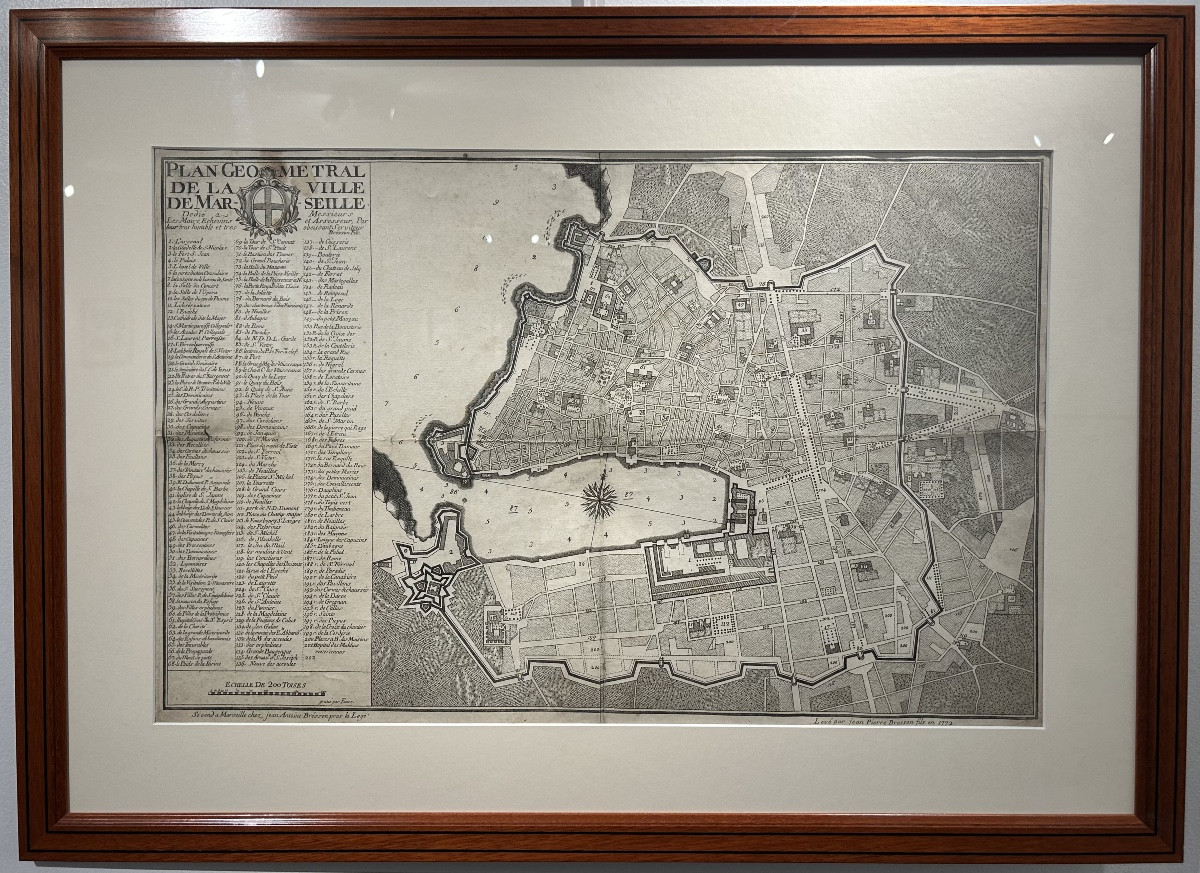 Plan géomètral de la ville de Marseille, Jean Pierre Besson fils 1772