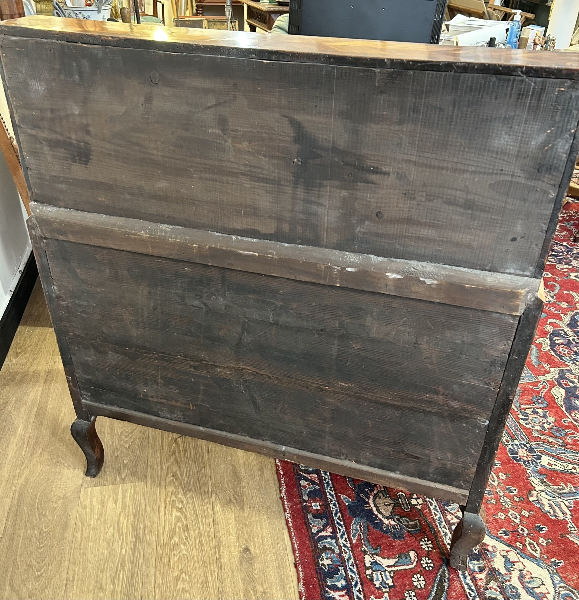 Louis XV Louis XVI Tradition Rosewood Marquetry Secretary-photo-4