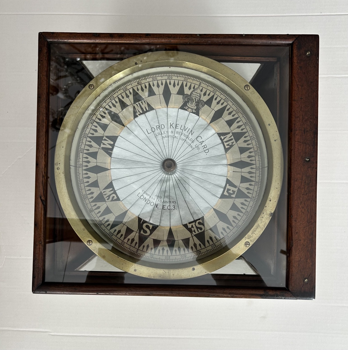 Compas sec XIXeme par Lord Kelvin Card à Londres -photo-3