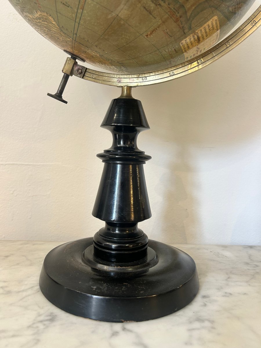 Late 19th-century Globe By Jean Forest-photo-4