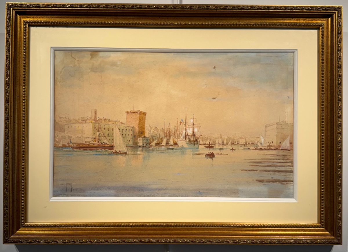 Émile Henry ( 1842-1920) Entrée du vieux port de Marseille 
