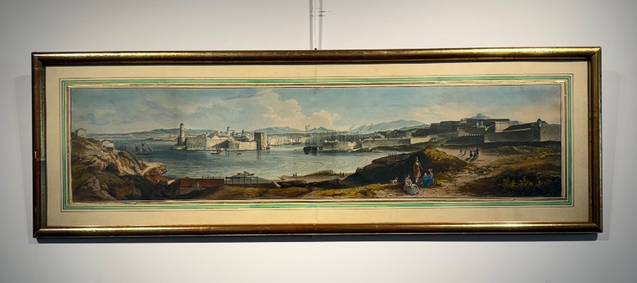 Panorama de la ville de Marseille pris depuis la réserve XIXème-photo-2