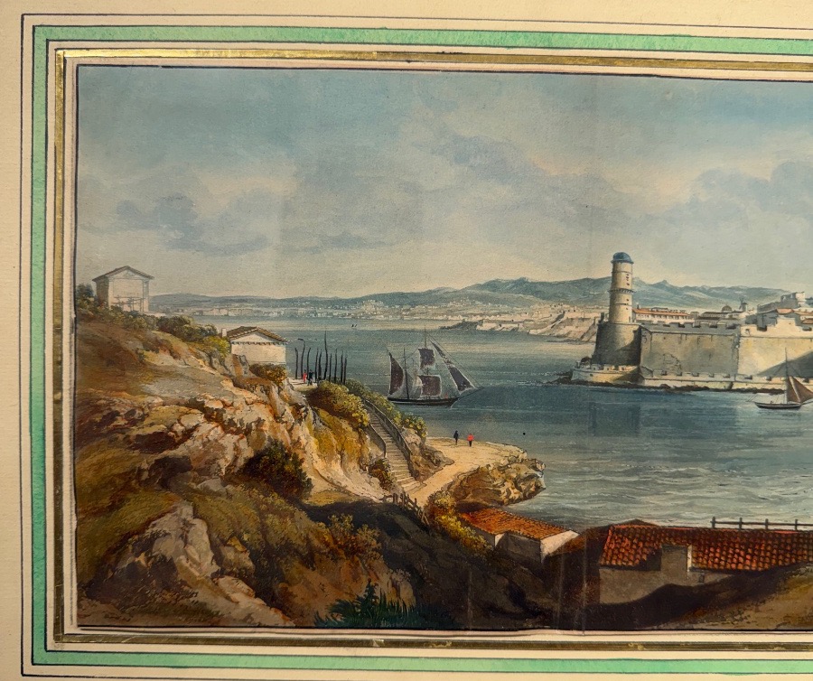 Panorama de la ville de Marseille pris depuis la réserve XIXème-photo-3