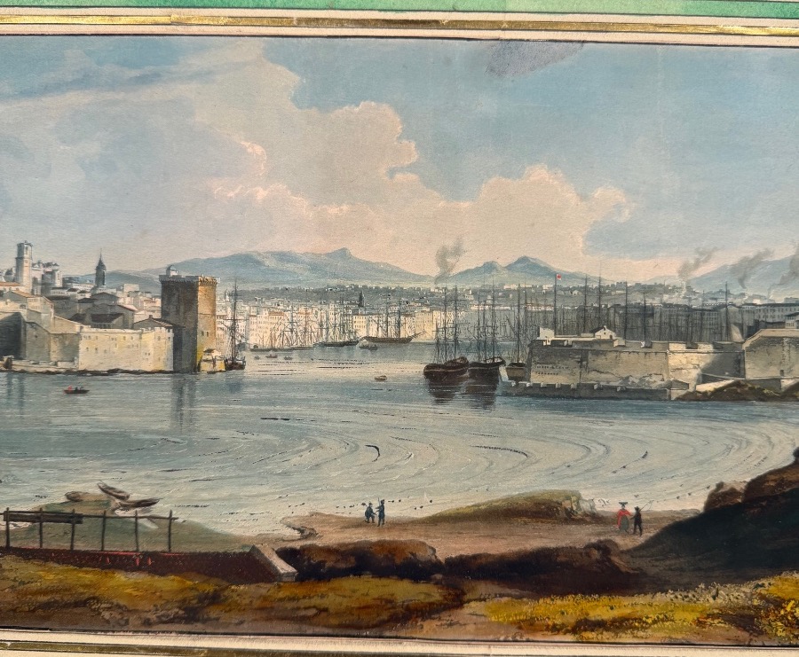 Panorama de la ville de Marseille pris depuis la réserve XIXème-photo-1