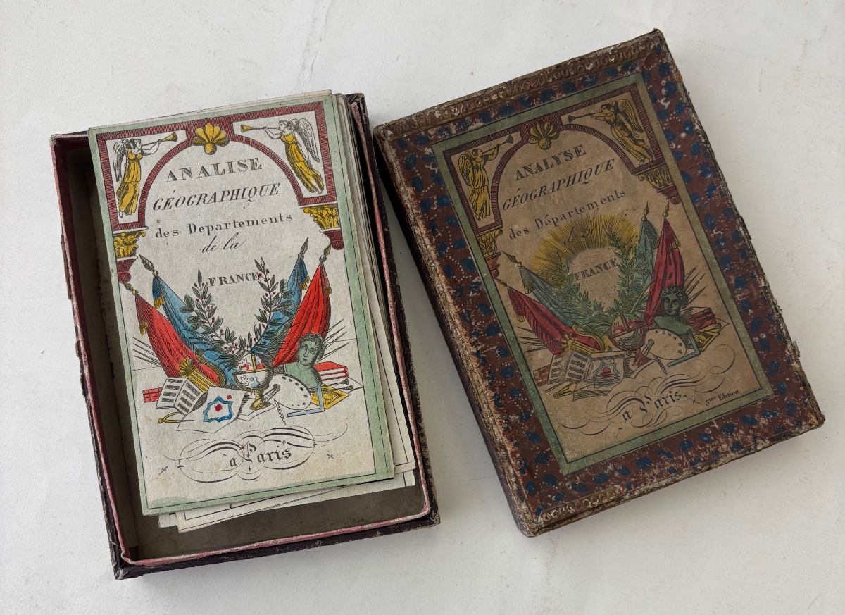 Bourrut Lemerie [1836]. Set Of 90 Cards, Original Box -photo-2