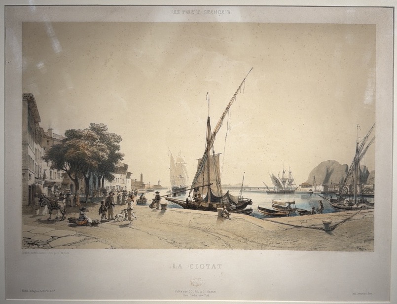 Vue du port de La Ciotat d’après Charles Louis Mozin -photo-2