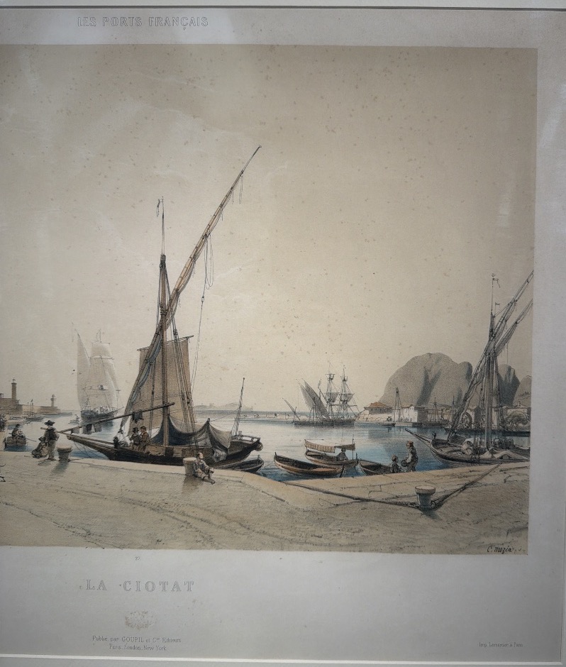 Vue du port de La Ciotat d’après Charles Louis Mozin -photo-4