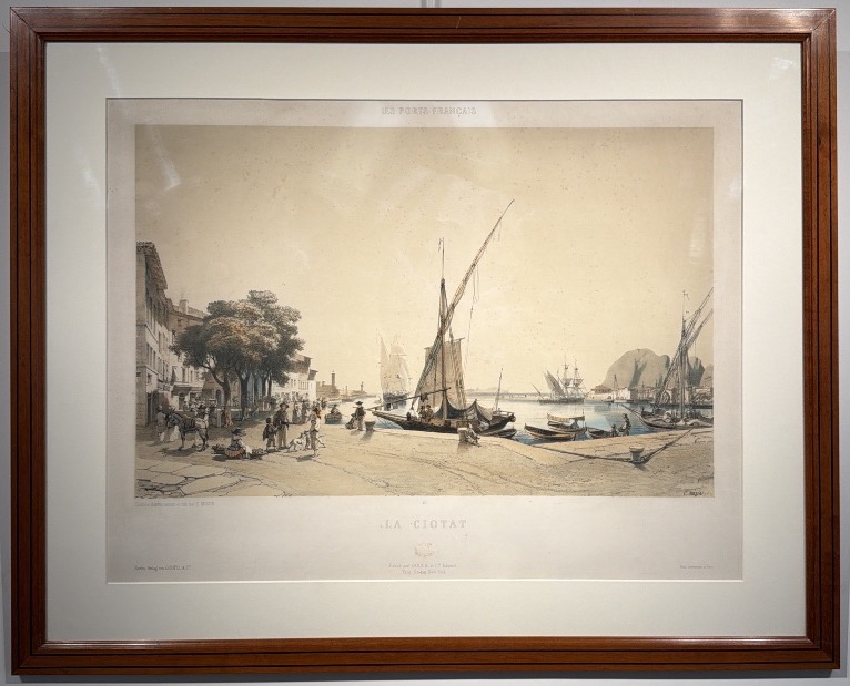 Vue du port de La Ciotat d’après Charles Louis Mozin 