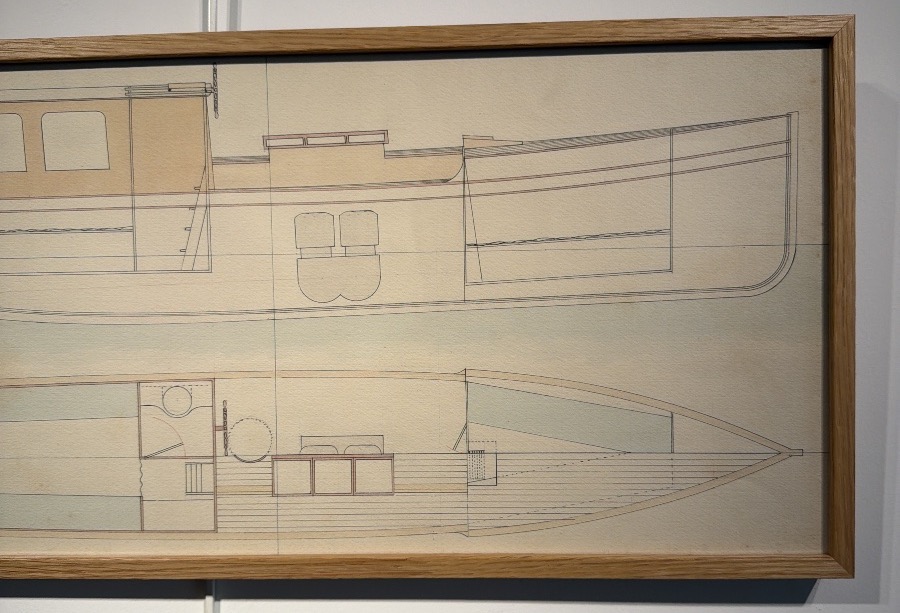 Late 19th-century Naval Architect's Drawing -photo-3